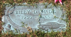 Grave marker of Billy Wade