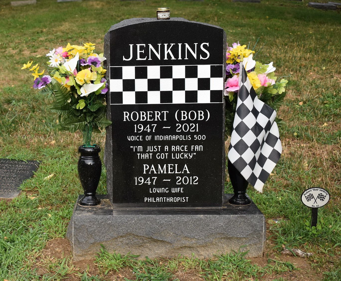 Grave marker of Bob Jenkins