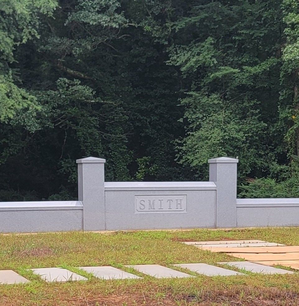 Grave marker of Bruton Smith
