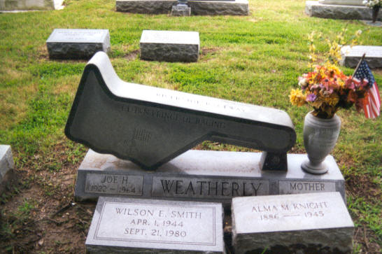 Grave marker of Joe Weatherly