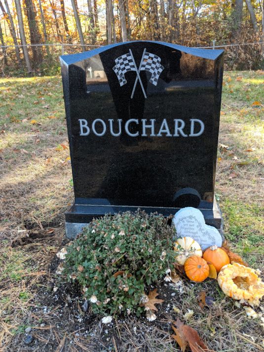 Grave marker of Ron Bouchard